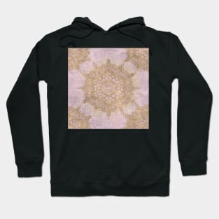 rose gold mandala bohemian wallart Hoodie